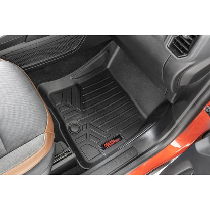 ROUGH COUNTRY Floor Mats | FR & RR | Ford Bronco Sport 4WD (2021-2025) | M-51323