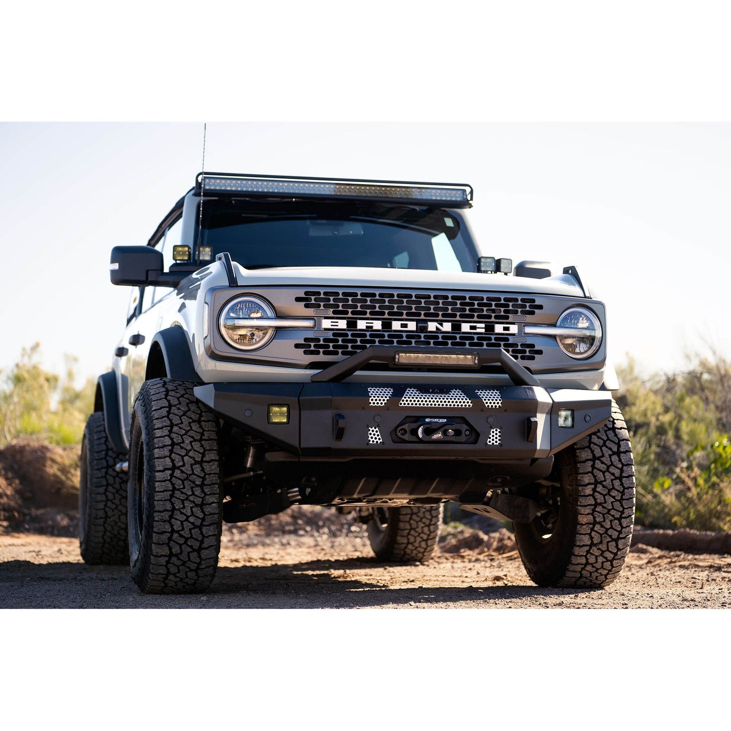 DV8 Off-Road 2021-2024 Ford Bronco | MTO Series Winch Front Bumper C3| FBBR-01