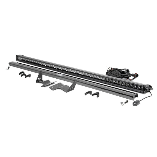 ROUGH COUNTRY LED Light Kit | Upper Windshield | 50" Black Single Row | Ford Bronco (21-25) | 71043