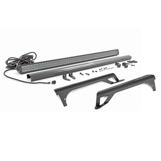 ROUGH COUNTRY LED Light Kit | Windshield Mount | 50" Spectrum Dual Row | Jeep Wrangler TJ (97-06) | 80503