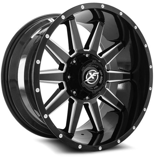 XF Off-Road XF-219 Gloss Black Milled