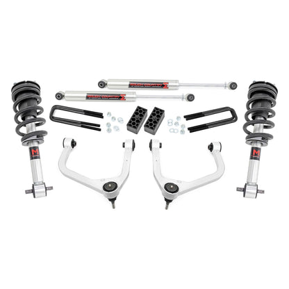 Rough Country M1 Struts w/M1 Rear Shocks 3.5 Inch Lift Kit I 29540