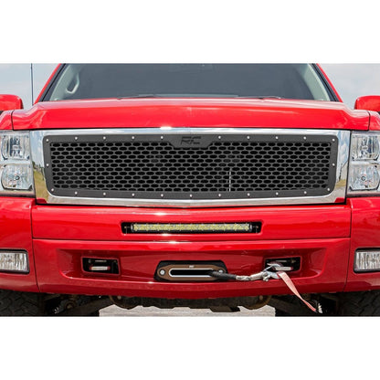 ROUGH COUNTRY Mesh Grille | Chevy Silverado 1500 2WD/4WD (2007-2013) | 70194