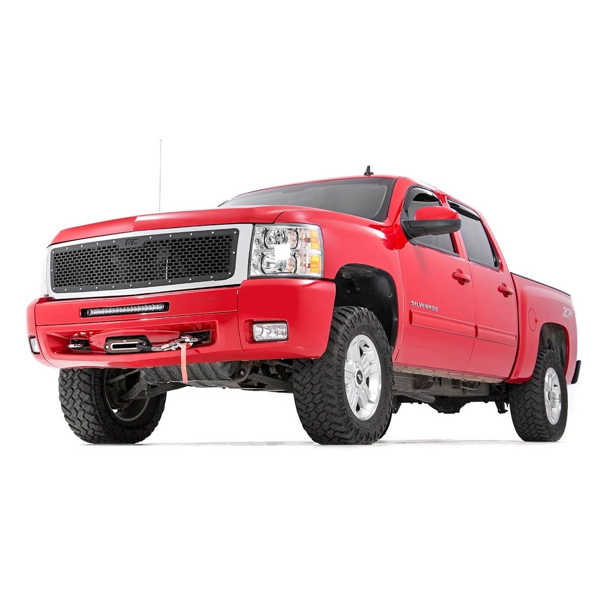 ROUGH COUNTRY Mesh Grille | Chevy Silverado 1500 2WD/4WD (2007-2013) | 70194