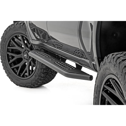 ROUGH COUNTRY OV2 Running Boards | Side Step Bars | Crew Cab | Chevy/GMC 1500/2500HD (19-26 & Refresh) | 14009