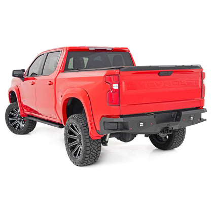 ROUGH COUNTRY Fender Flares | SF1 | GAN Silver Ice Metallic | Chevy Silverado 1500 2WD/4WD (2019-2026 & Refresh) | F-C319201A-GAN
