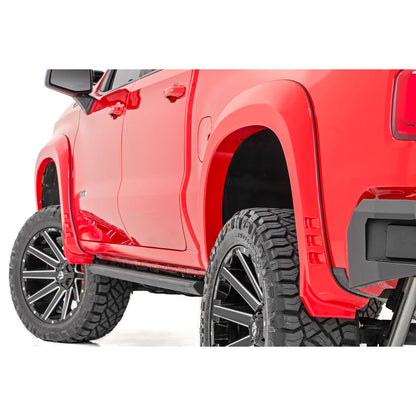 ROUGH COUNTRY Fender Flares | SF1 | GLT Glacier Blue | Chevy Silverado 1500 2WD/4WD (2019-2026 & Refresh) | F-C319201A-GLT