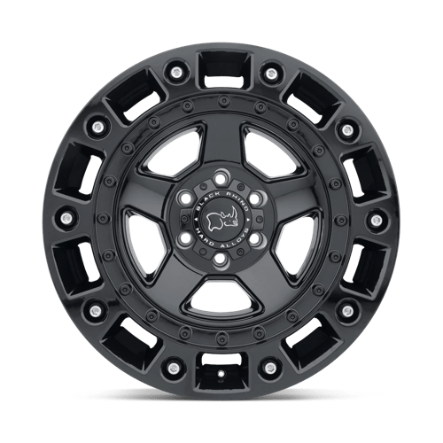 Black Rhino Hard Alloys CINCO GLOSS BLACK W/ STAINLESS BOLT