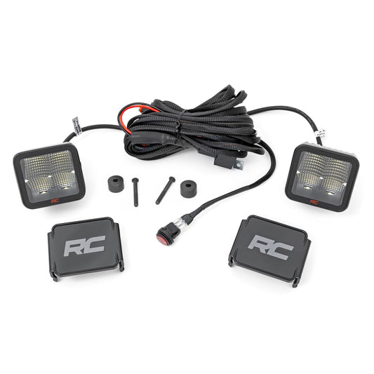 ROUGH COUNTRY LED Light Kit | Cowl Mount | 2" Spectrum Pair | Jeep Gladiator JT/Wrangler JL (18-25) | 80062