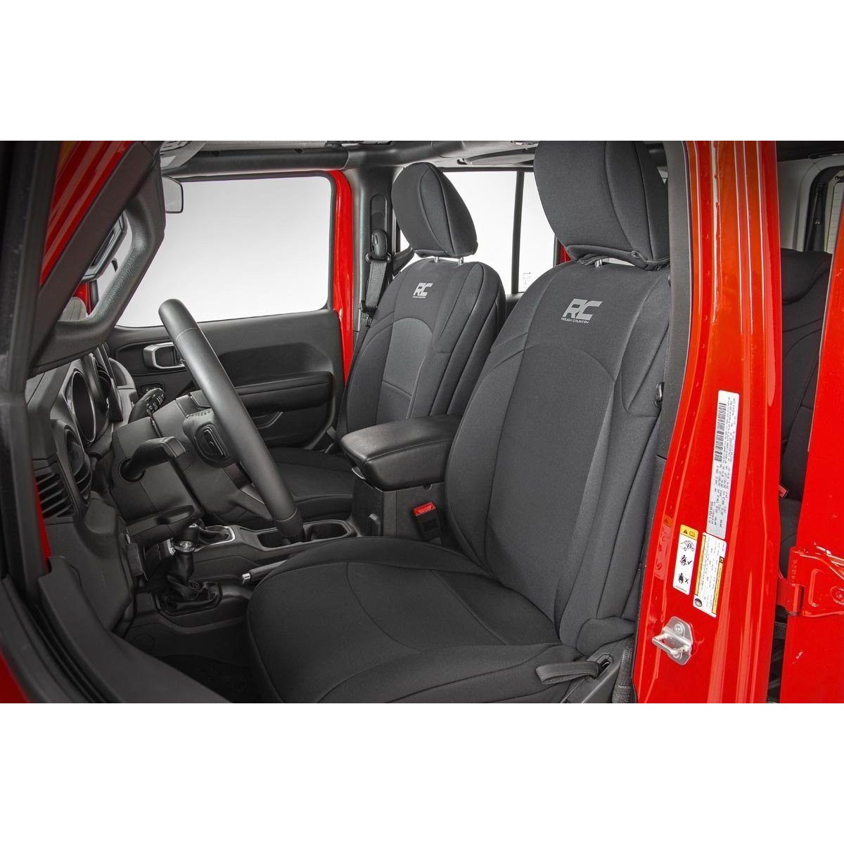 Rough Country 4-Door Models w/ Rear Arm Rest Seat Covers I 91012