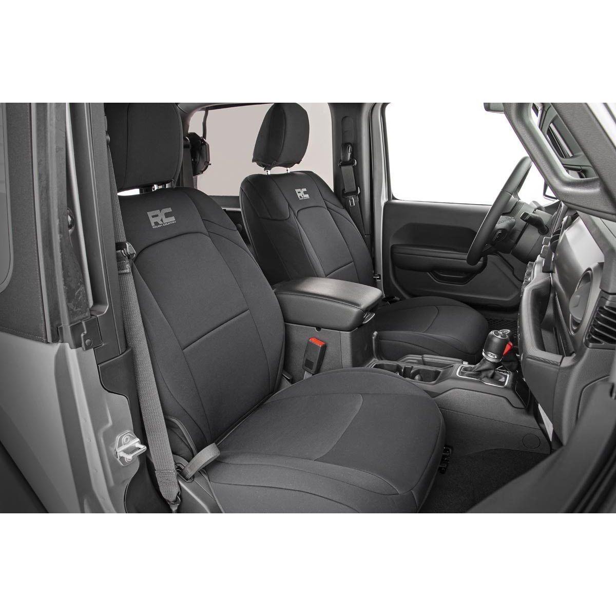 Rough Country 4-Door Models w/ Rear Arm Rest Seat Covers I 91012