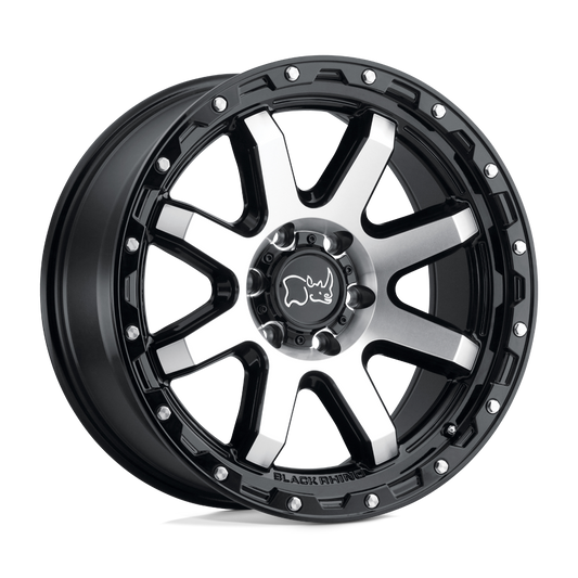 Black Rhino Hard Alloys COYOTE GLOSS BLACK W/ MACHINED FACE & STAINLESS BOLTS