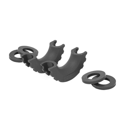 ROUGH COUNTRY D-Ring Isolator Kit | Pair | Black | RS101