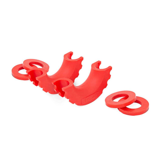 ROUGH COUNTRY D-Ring Isolator Kit | Pair | Red | RS102