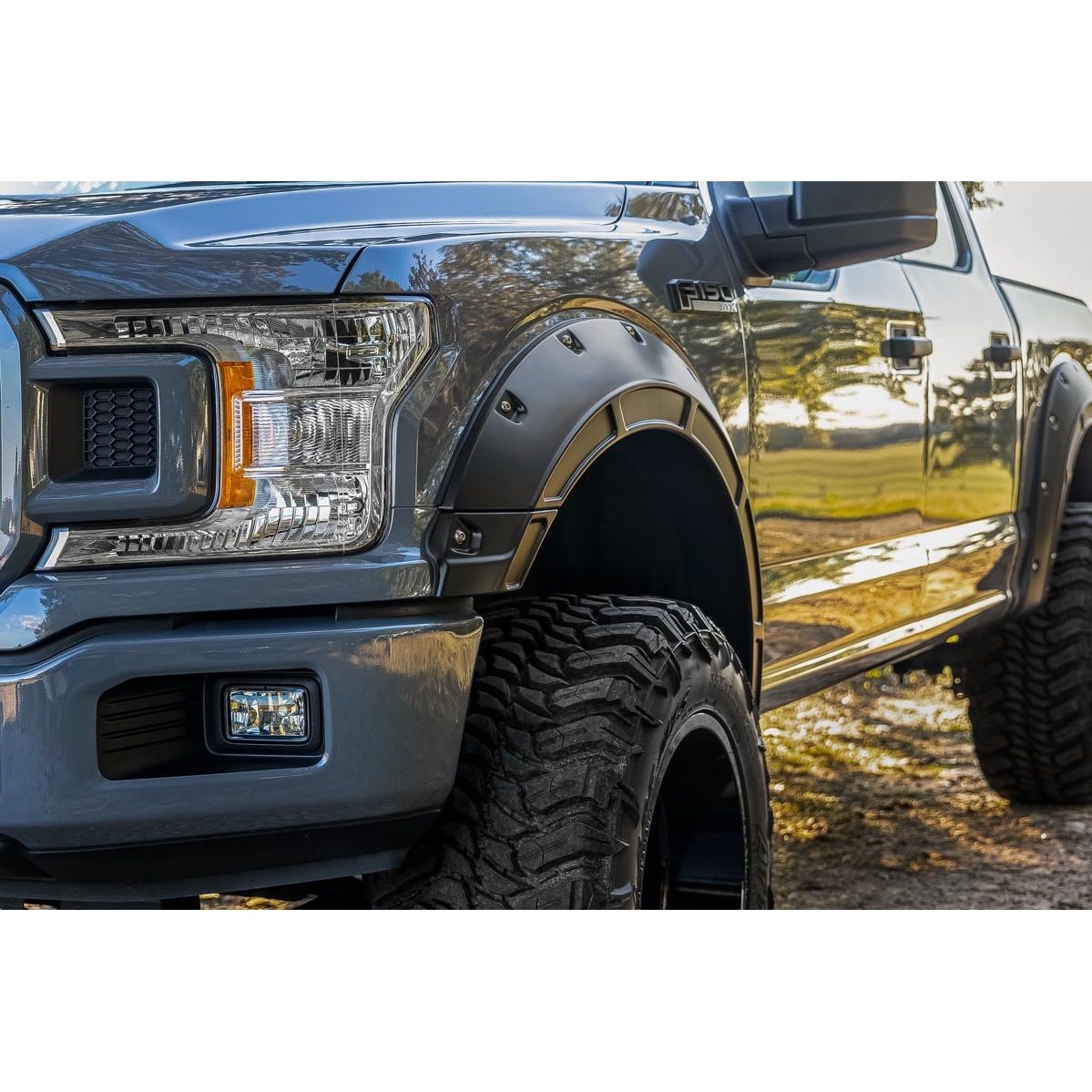Rough Country E2 | Magma Red Fender Flares I A-F11811-E2