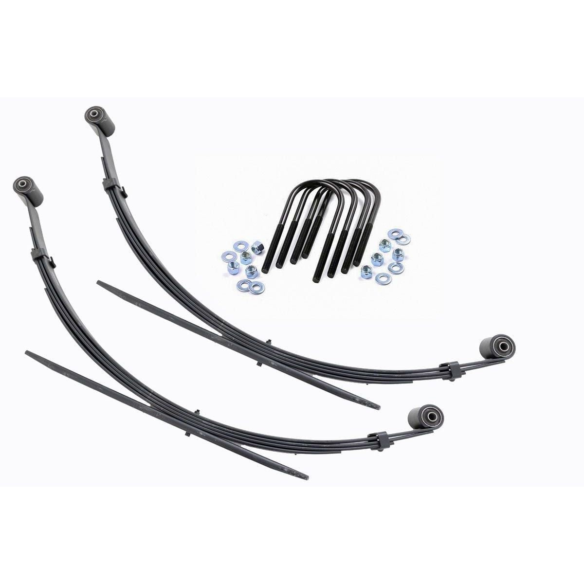 ROUGH COUNTRY Rear Leaf Springs | 4" Lift | Pair | Ford F-250/F-350 Super Duty 4WD (99-04) | 8066Kit