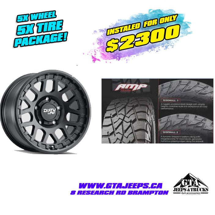 JEEP PACKAGE: 5X WHEEL & 5X TIRE Package $2300!