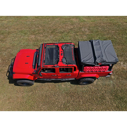 ROUGH COUNTRY Mesh Bikini Top Plus | Black | Jeep Gladiator JT 4WD (2020-2024) | 85118