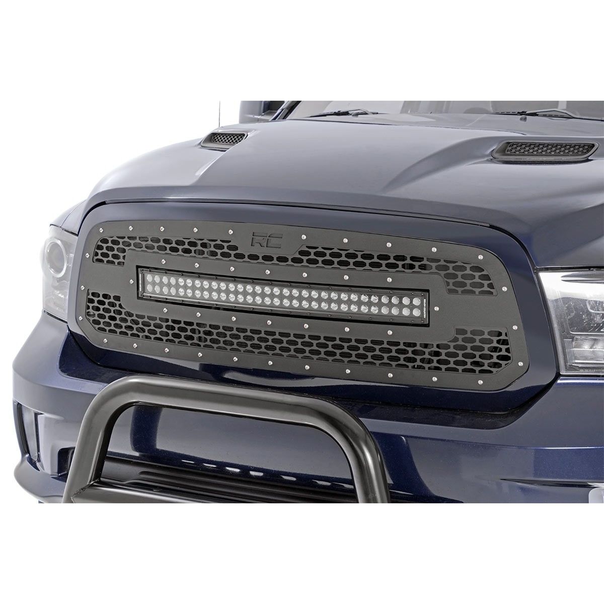 ROUGH COUNTRY 30 Inch Black Series LED Light Bar | Curved | Dual Row | 72930BL