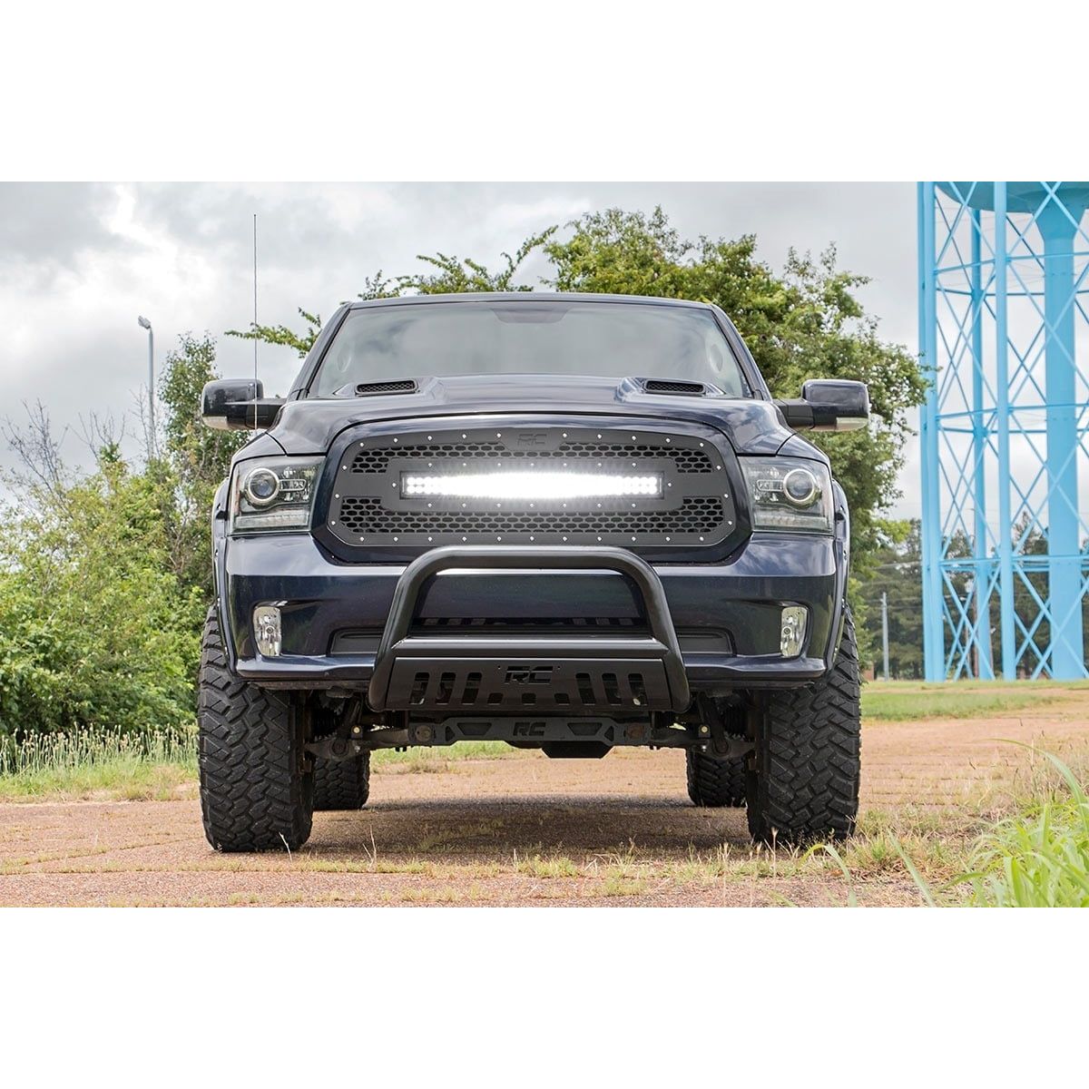 ROUGH COUNTRY 30 Inch Black Series LED Light Bar | Curved | Dual Row | 72930BL