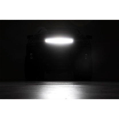 ROUGH COUNTRY 30 Inch Black Series LED Light Bar | Curved | Dual Row | 72930BL
