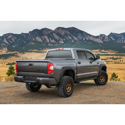 ROUGH COUNTRY Pocket Fender Flares | 1D6 Silver Sky Metallic | Toyota Tundra 2WD/4WD (14-21) | F-T11411A-1D6