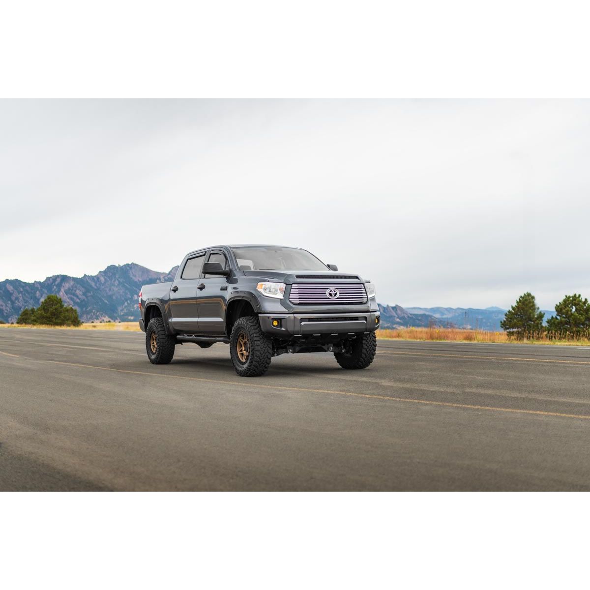 ROUGH COUNTRY Fender Flares | Defender | 218 Midnight Black Metallic | Toyota Tundra (14-21) | A-T11411-218