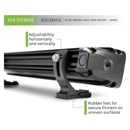 DV8 Off-Road Elite Series Light Bar Mount - Large C3| BESLDBKTLG