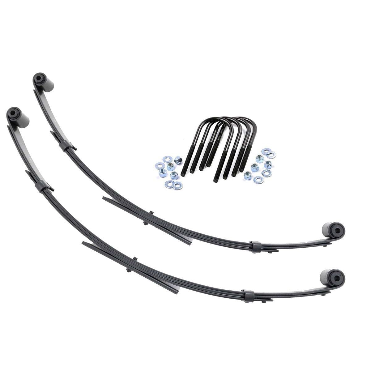ROUGH COUNTRY Front Leaf Springs | 2.5" Lift | Pair | Jeep Wrangler YJ 4WD (1987-1995) | 8009Kit