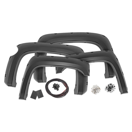 ROUGH COUNTRY Pocket Fender Flares | 5'9" Bed | 836 Blue Granite | Chevy Silverado 1500 (07-13) | F-C11612A-836