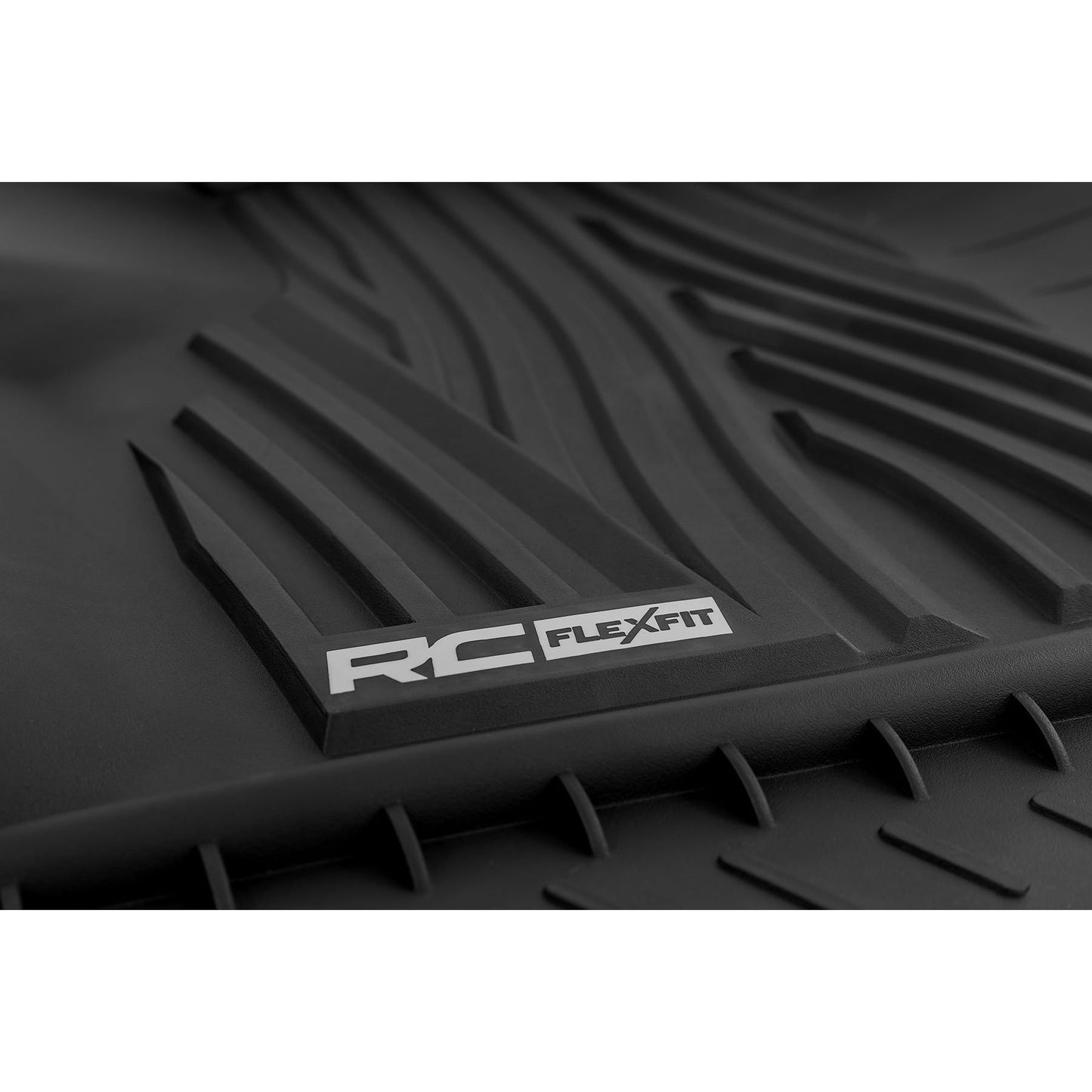 ROUGH COUNTRY Flex-Fit Floor Mats | Front | Ford F-150 (15-25)/F-150 Lightning (22-25)/Raptor (17-25)  | FF-5151