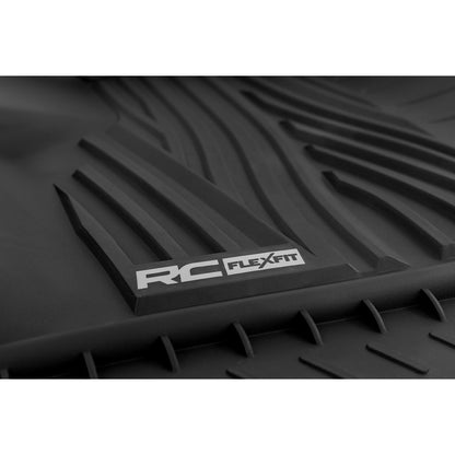 ROUGH COUNTRY Flex-Fit Floor Mats | Front | Ford F-150 (15-25)/F-150 Lightning (22-25)/Raptor (17-25)  | FF-5151
