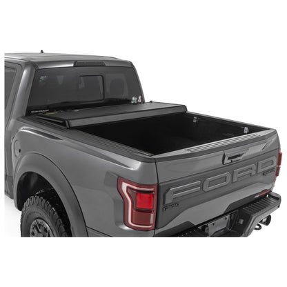 Rough Country 5'7 Hard Tri-Fold Flip Up Bed Cover I 49221550