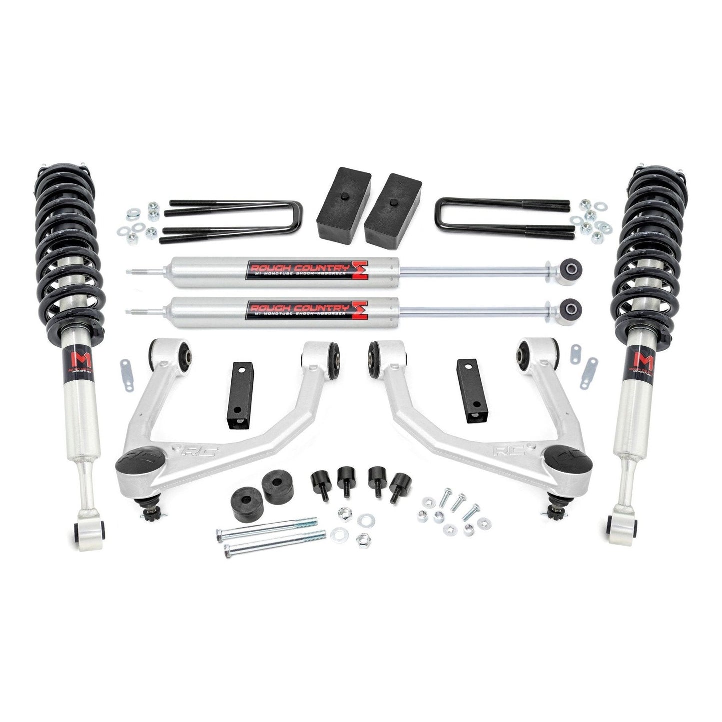 Rough Country M1 Monotube Shocks 3.5 Inch Lift Kit I 76840