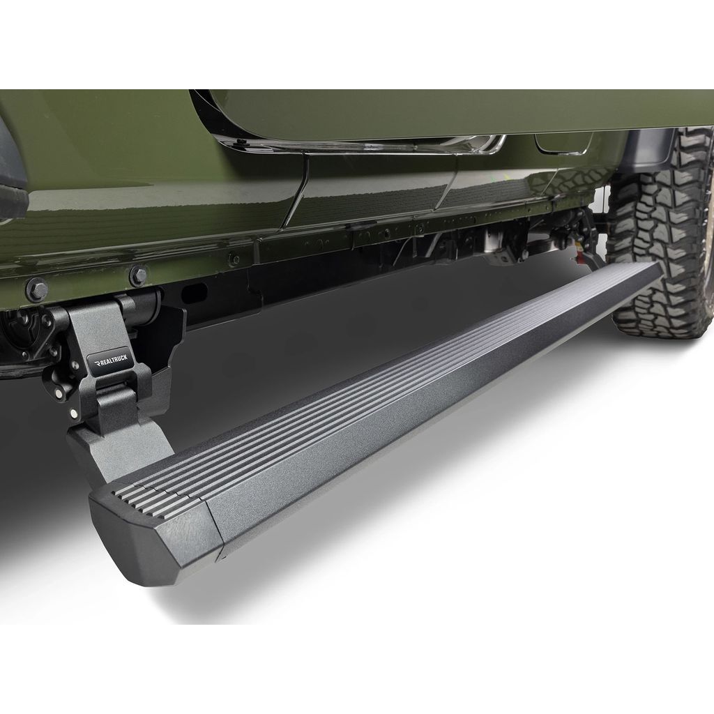 RealTruck | VoltStep Electric Running Boards Textured Black Fits Jeep Gladiator | 20451687PC