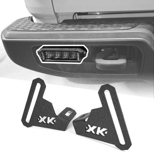 XKGLOW | Jeep JT Rear Bumper 6" Bar Bracket Kit | XK-BRC-JT-RB
