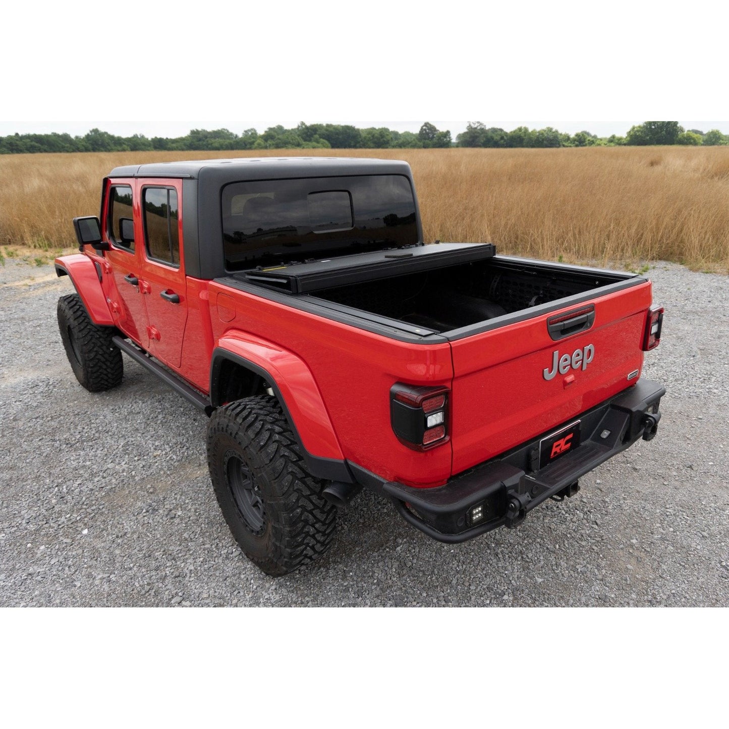 Rough Country 5' Hard Tri-Fold Flip Up Bed Cover I 49620500