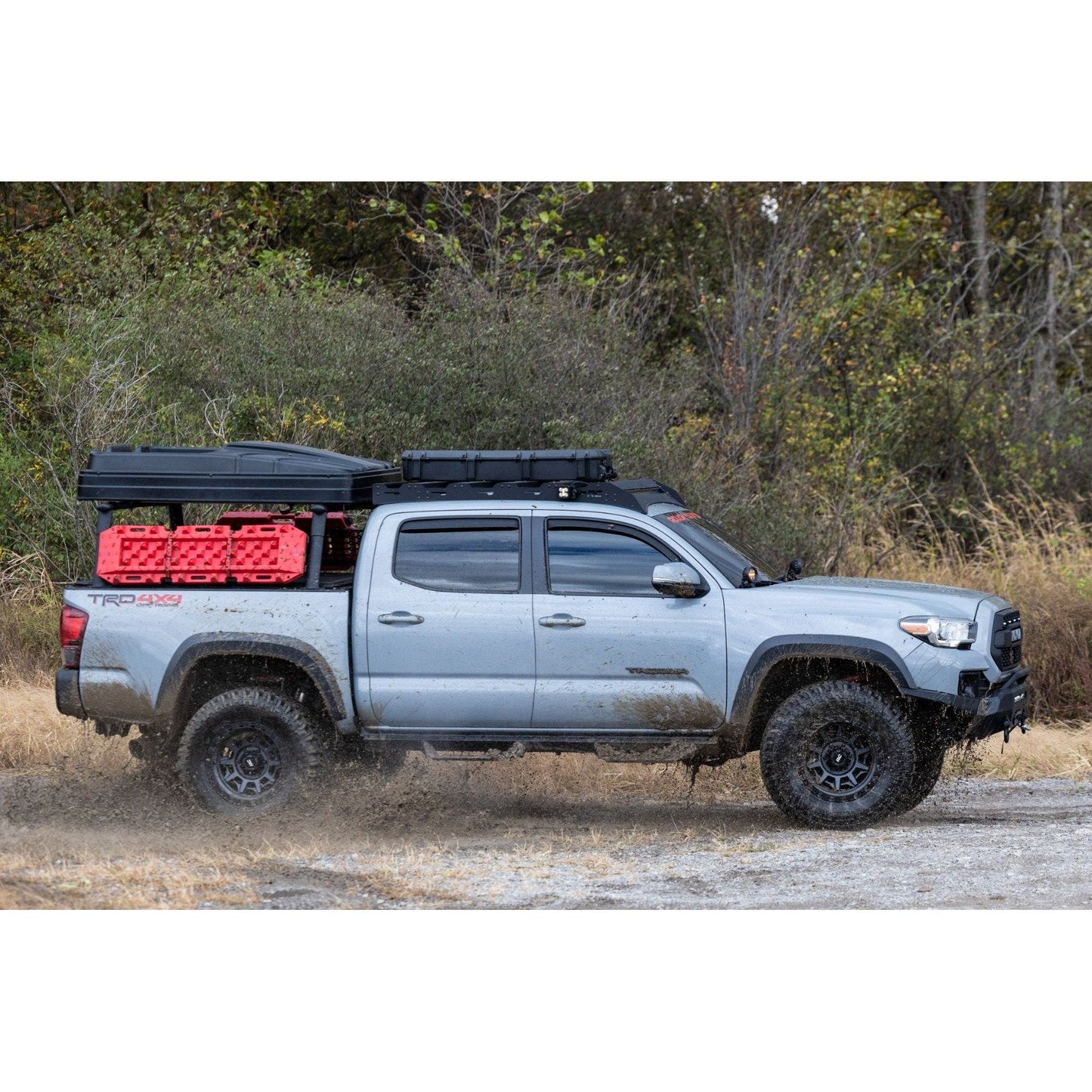 Rough Country Black Series w/ White DRL Low-Profile LED Ditch Light Kit I 71082