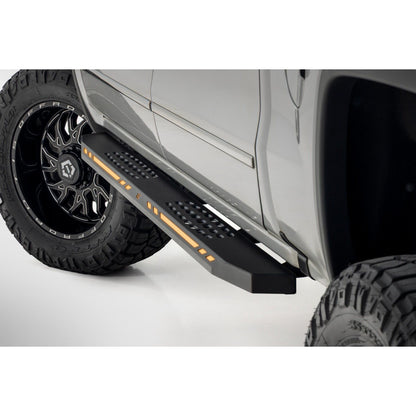 ROUGH COUNTRY AC2 Running Boards | Amber/White | Crew Cab | Chevy/GMC 1500 (2007-2018) | 57003