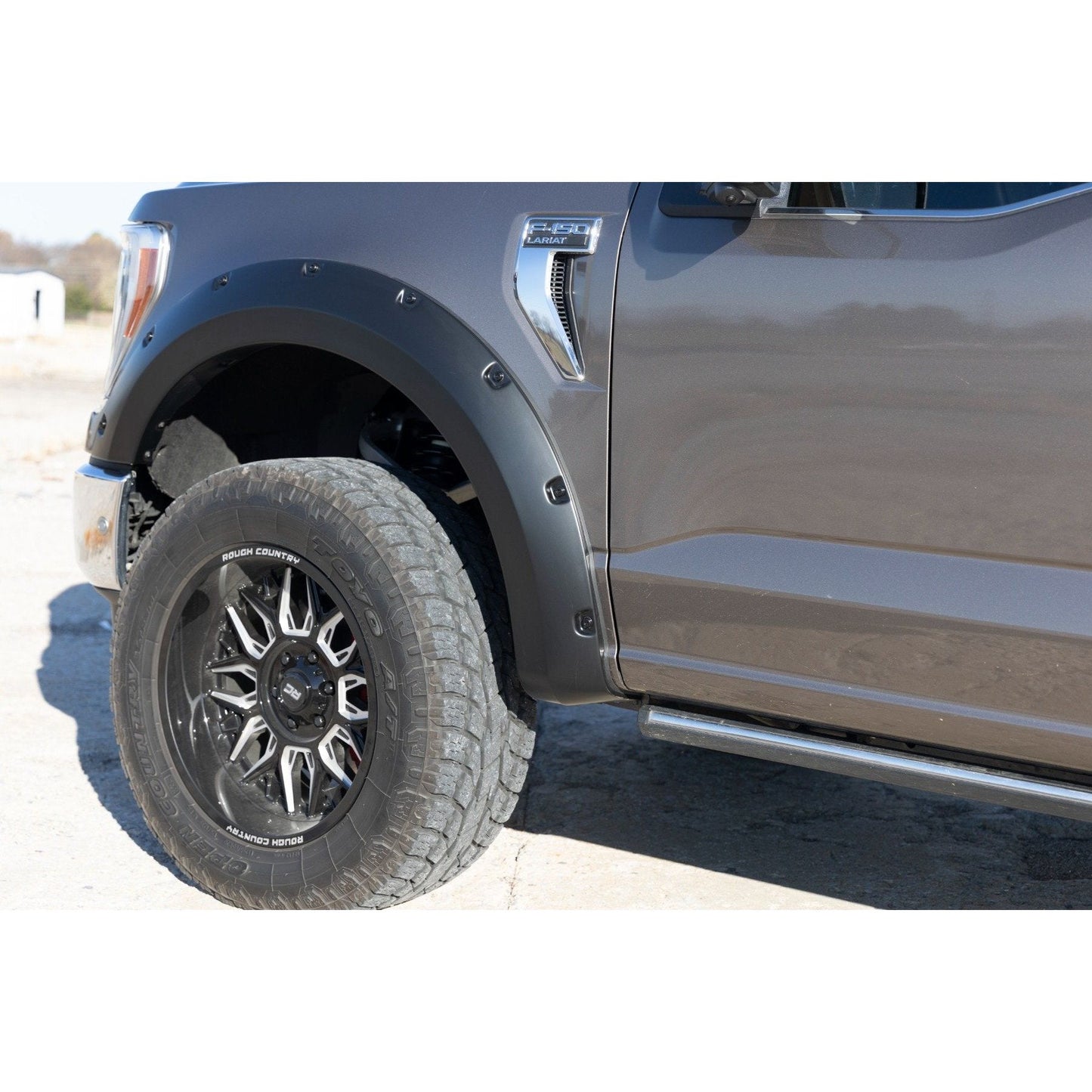 Rough Country UM | Agate Black Pocket Fender Flares I F-F20911B-UM