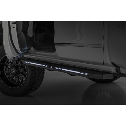 ROUGH COUNTRY AC2 Running Boards | Amber/White | Crew Cab | Chevy/GMC 1500 (2007-2018) | 57003