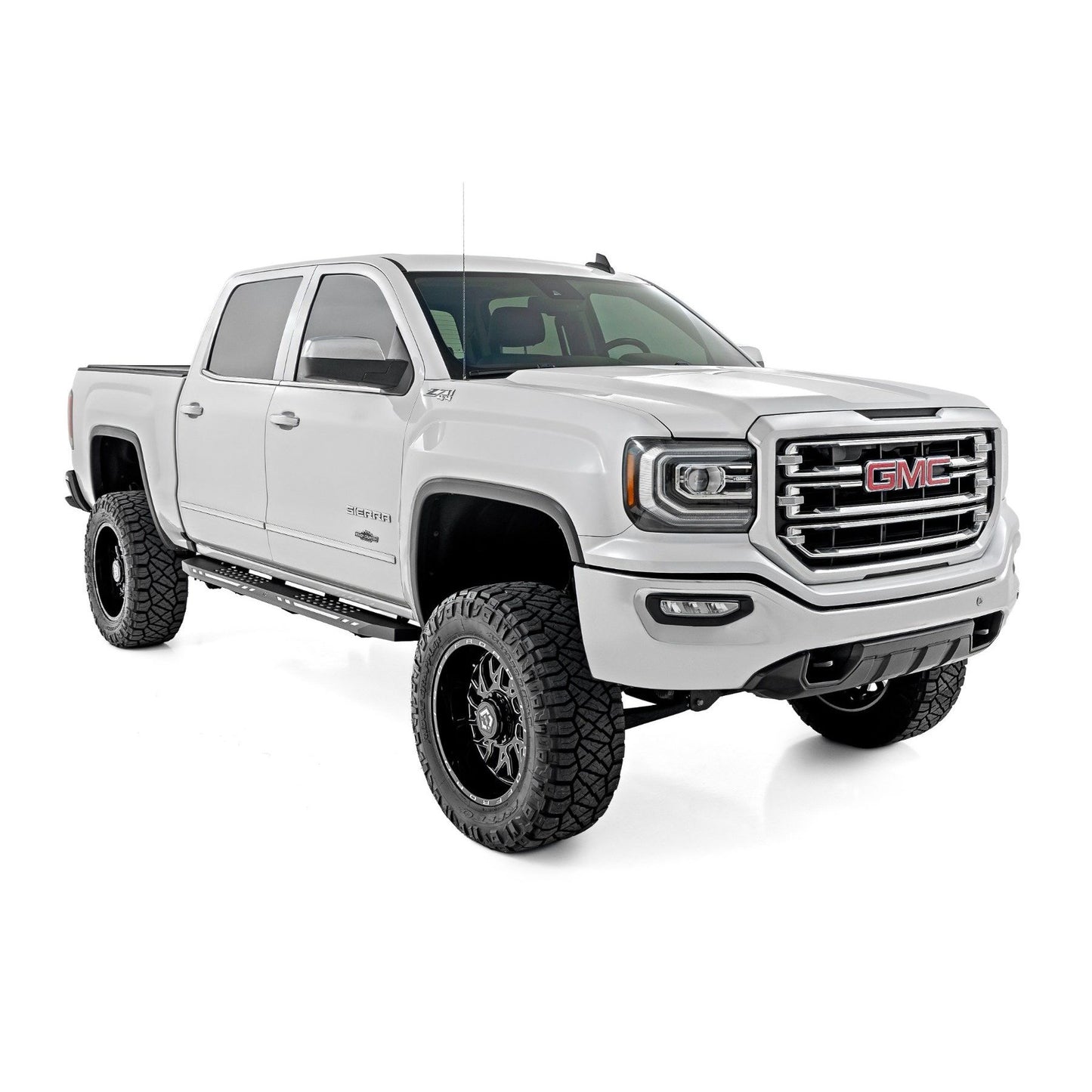 ROUGH COUNTRY AC2 Running Boards | Amber/White | Crew Cab | Chevy/GMC 1500 (2007-2018) | 57003