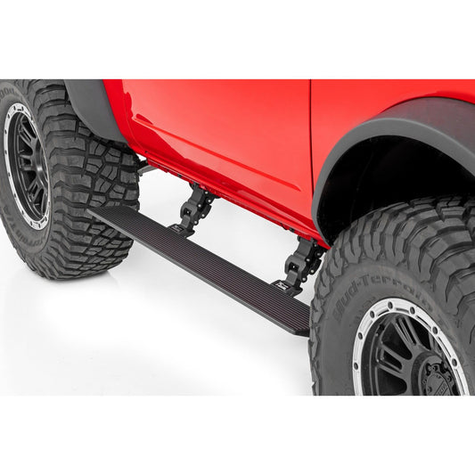 ROUGH COUNTRY Power Running Boards | Dual Electric Motor | 2 Door | Ford Bronco (2 Door) (21-25) | PSR51230