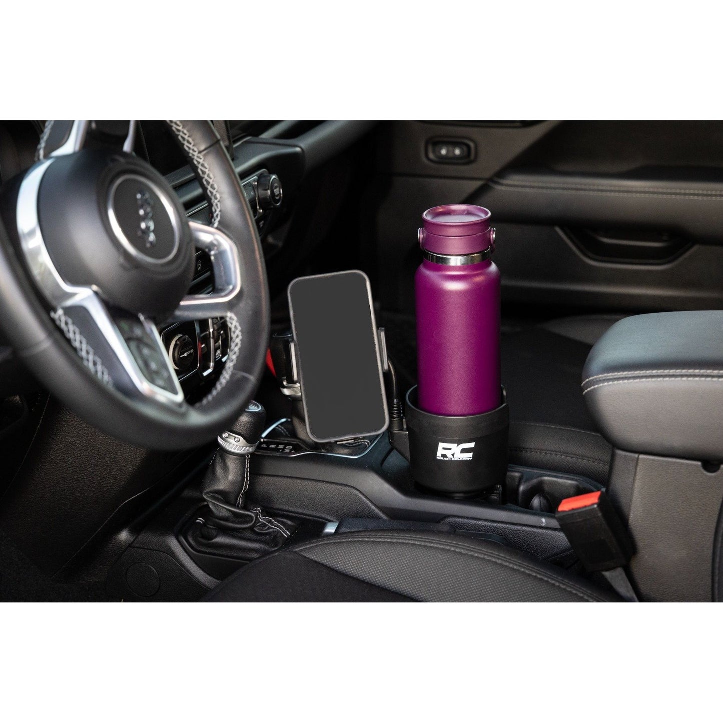ROUGH COUNTRY 2 in 1 Expanding Cup and Phone Holder | J5054
