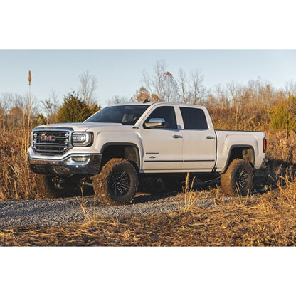 Rough Country M1 Struts w/M1 Rear Shocks 7 Inch Stamped Steel LCA Lift Kit I 11640