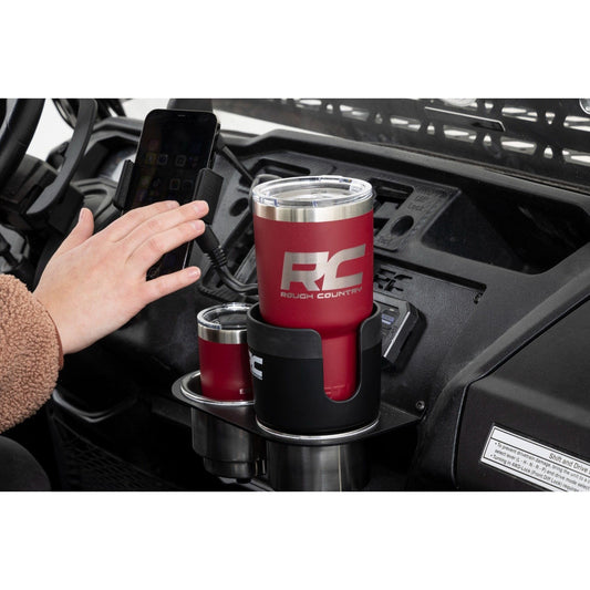 ROUGH COUNTRY 2 in 1 Expanding Cup and Phone Holder | J5054
