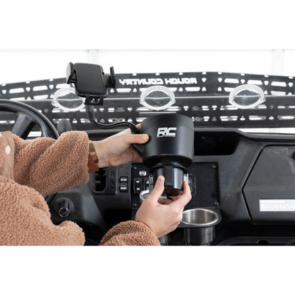 ROUGH COUNTRY 2 in 1 Expanding Cup and Phone Holder | J5054