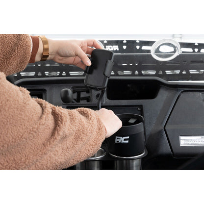 ROUGH COUNTRY 2 in 1 Expanding Cup and Phone Holder | J5054