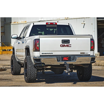 ROUGH COUNTRY Retractable Bed Step | Manual Pull | Chevy/GMC 1500 (14-18 & Classic) | PW050052
