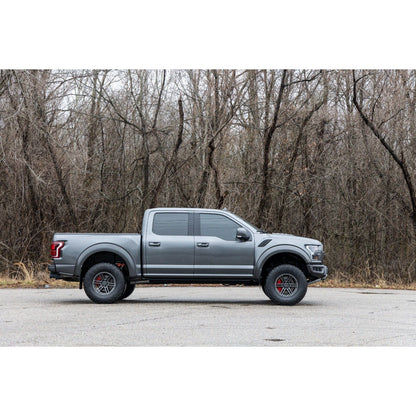 ROUGH COUNTRY Caliper Covers | Front and Rear | Red | Mech Brake | Ford Expedition/F-150/Raptor  | 71147A
